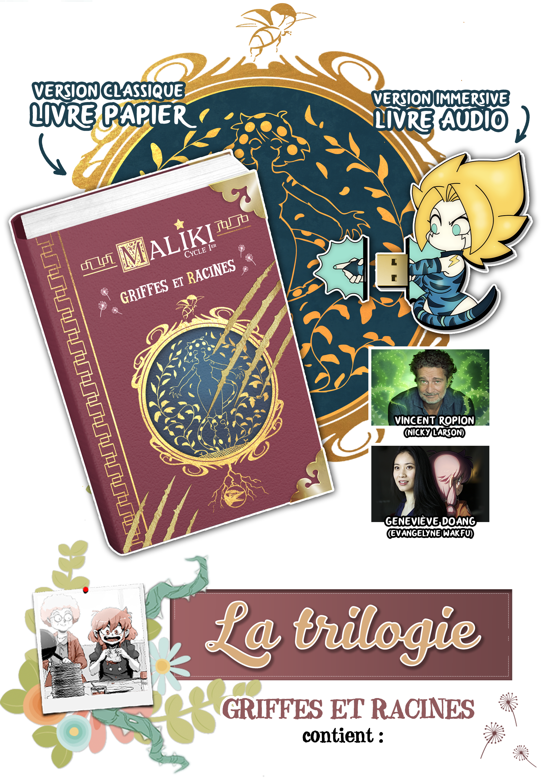 Griffes et racines
